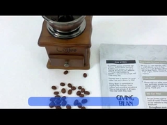 طباعة ملونة كيسات تغليف القهوة مع سحاب للشاي حبوب القهوة