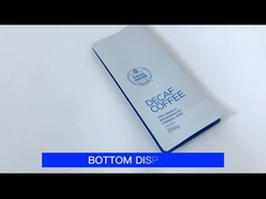 بيع بالجملة 250 غرام 500 غرام 1 كجم كيس القهوة ذو القاع المسطح كيس تغليف حبوب القهوة مع سحاب