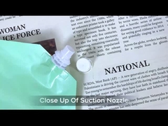 100 غرام 150 غرام أكياس واقية ضد التسرب مع فوهة للتغليف التجميلي