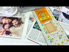 أكياس التعبئة الورقية الوقوف مع النافذة للطعام المجفف المكسرات مقاومة للرطوبة