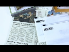 BOPP الملابس القابلة لإعادة الإغلاق سحب السحب القفل الحقائب مع الشعار للملابس