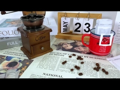 حقيبة قهوة ذات قطرة في الأذن المتنقلة المعلقة حسب الطلب حقيبة تصفية القهوة ذات القطرة المستخدمة مرة واحدة