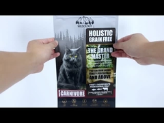 5 كجم 10 كجم 15 كجم 20 كجم البلاستيك زيبلوك الكلب القط الحيوانات الأليفة حقيبة التعبئة الغذائية الوقوف الحقيبة سطح أسفل الحقائب