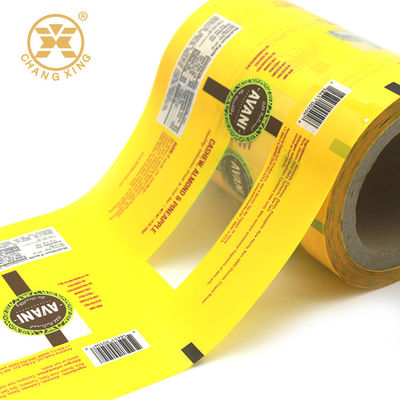 Custom Print Chocolate Candy Cereal Protein Energy Bar Wafer Wrapper Packaging Bag Roll Film