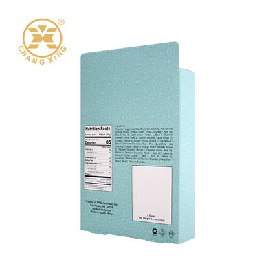Cardboard Chocolate Boxe Candy Paper Box Packaging With Window Detachable
