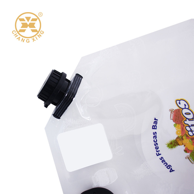 Food Grade Fruit Flavored Soda Packing Spout Bag Tomato Drink Pouch With Spout For Fruit Juice Vegetable Juice