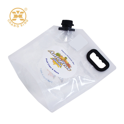 Food Grade Fruit Flavored Soda Packing Spout Bag Tomato Drink Pouch With Spout For Fruit Juice Vegetable Juice