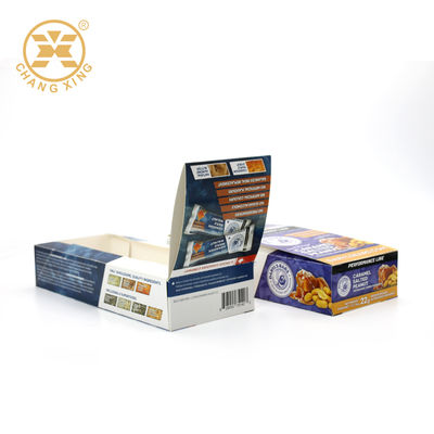Custom Design Chocolate Bar Box with 250-350gsm Coated Paper for Eco-Friendly Display Packaging