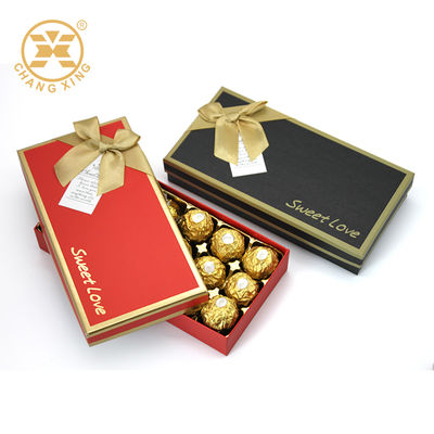 Custom Shape Chocolate Packaging Box with 4c Offset Printing for Food Grade Candy and Gift Boxes