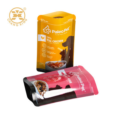 Custom Plastic Ziplock Pet Food Bag Moisture-Proof Pet Packaging Bags For Dog Cat Food