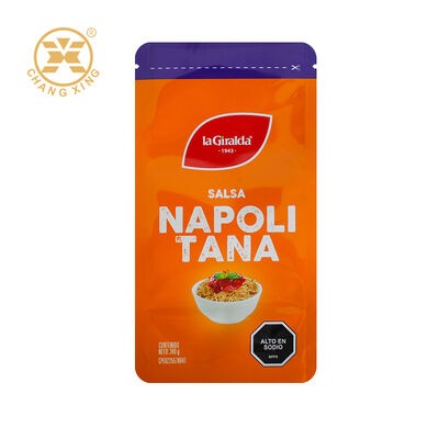 Custom Tomato Sauce Packaging Bag Vacuum Bag Plastic Food Packaging Bag Retort Pouch For Food Condiment Salad Dressing