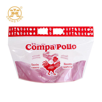 Custom Printed Anti-Fog Roast Chicken Packaging Bags with Zipper and Customizable Micro Vent Holes