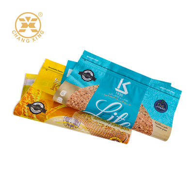 Custom Printed Food Grade Plastic Sealed Bag with Gravure Printing and Moisture Proof for Flour Cereal Packaging