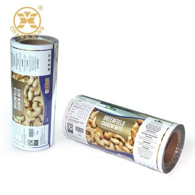 BOPP Zipper Dried Food Packaging Bag 250g Waterproof Plantain Chips Packaging Easy Tear