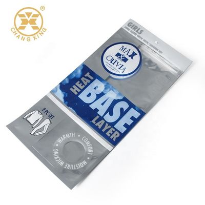 BOPP Resealable Cloth Packaging Bags With Logo  Garment Plastic stand up pouch