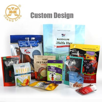 New Arrival Custom Logo Resealable 3kg Fruits Vegetable Plastic Zip Lock Food Packaging Bag With Clear Window and Handle