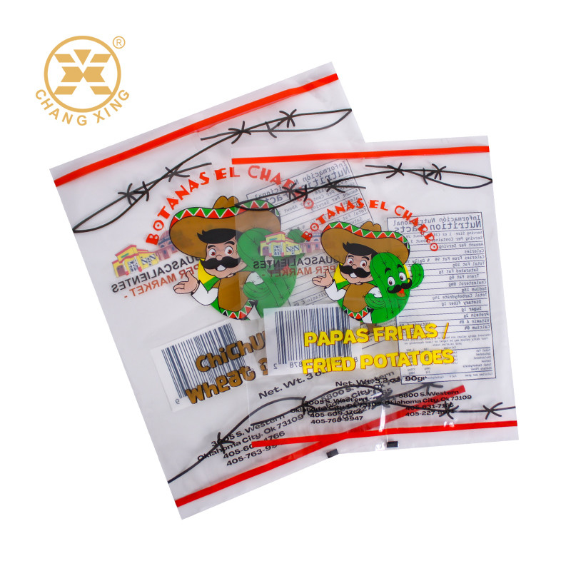 Custom Printed Moisture Proof Plastic Packaging Bags For Snack Dried Food French Potatoes Nuts