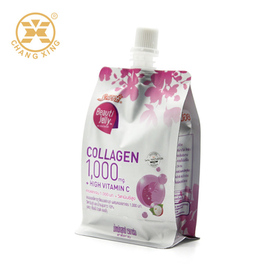 LDPE Beverage Jolly Sachet Packaging 1000mg سائل مع صنبور مركزي
