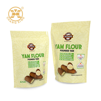 يام طحين بودرة الوقوف كيس الحقيبة Cassava Maizena Flour Pouches Doypack Bag With Zipper