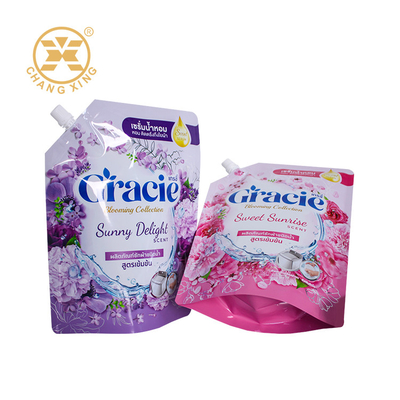 LDPE Doypack غسالة غسيل الغسيل الوقوف كيس الصنف الصوتي خفيف القماش كيس التماسك مع الصنف الصوتي