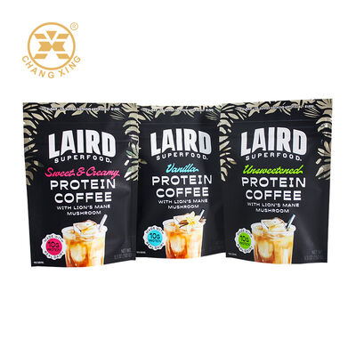 كيس تغليف قهوة مخصص قائم بذاته، كيس مسحوق البروتين البلاستيكي المقاوم للرطوبة، أكياس قهوة قابلة للغلق بالحرارة