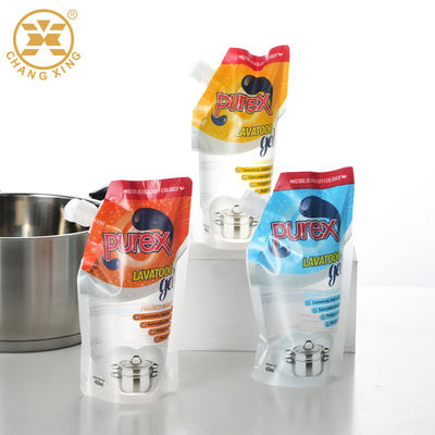 BOPP قابلة لإعادة الاستخدام خالية من BPA تغليف المنظفات الحقيبة المخصصة المطبوعة الوقوف الحقائب