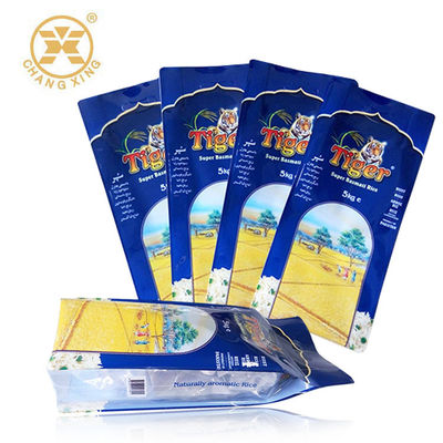 كيس تغليف أرز 10 كجم OEM Logo 5KGS 10kgs أكياس تغليف الأرز
